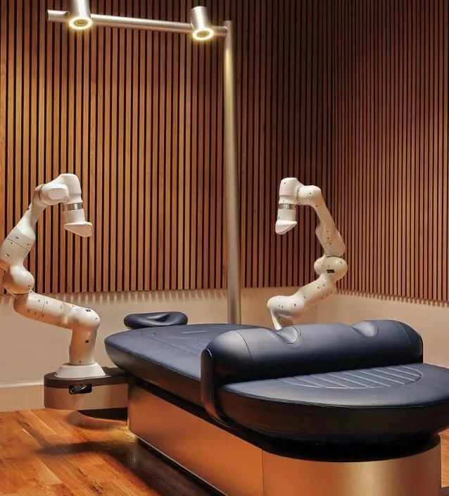 Aescape robotic massage table