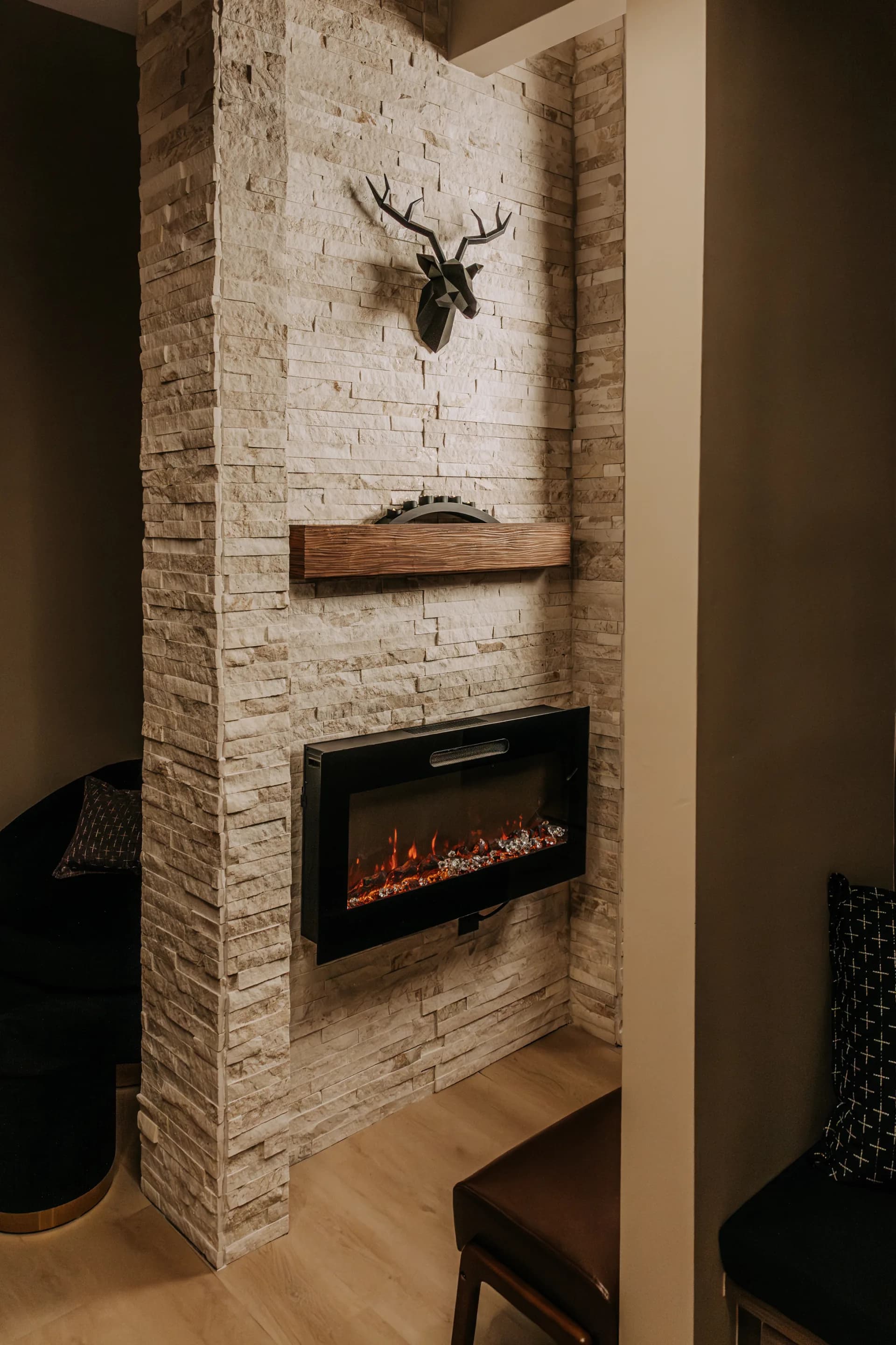 Spavia's retreat room, designed for relaxation between treatments